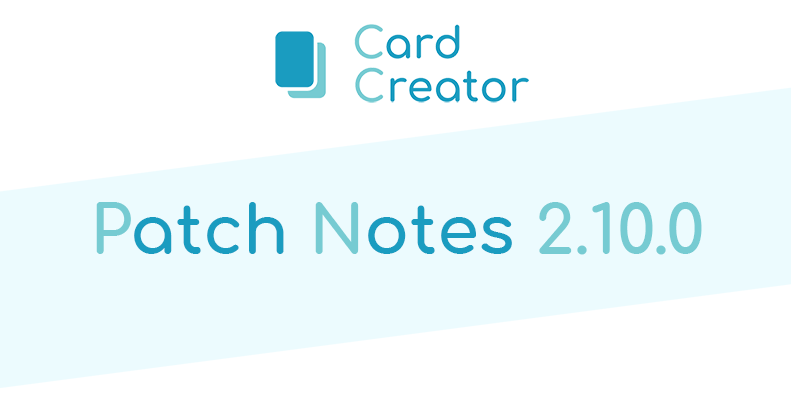 Card Creator - New Update (2.10.0)